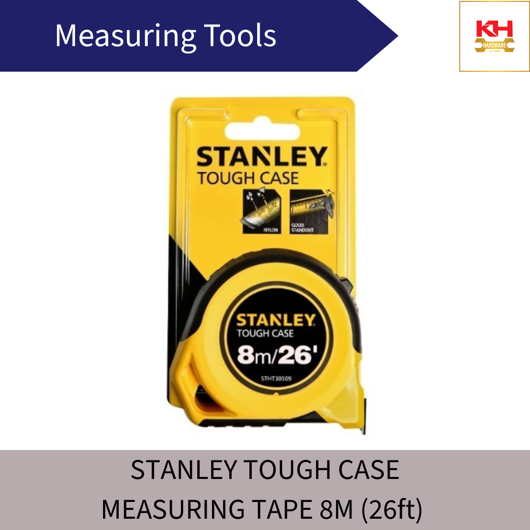 STANLEY TOUGHCASE Measuring Tape 8m (26ft)