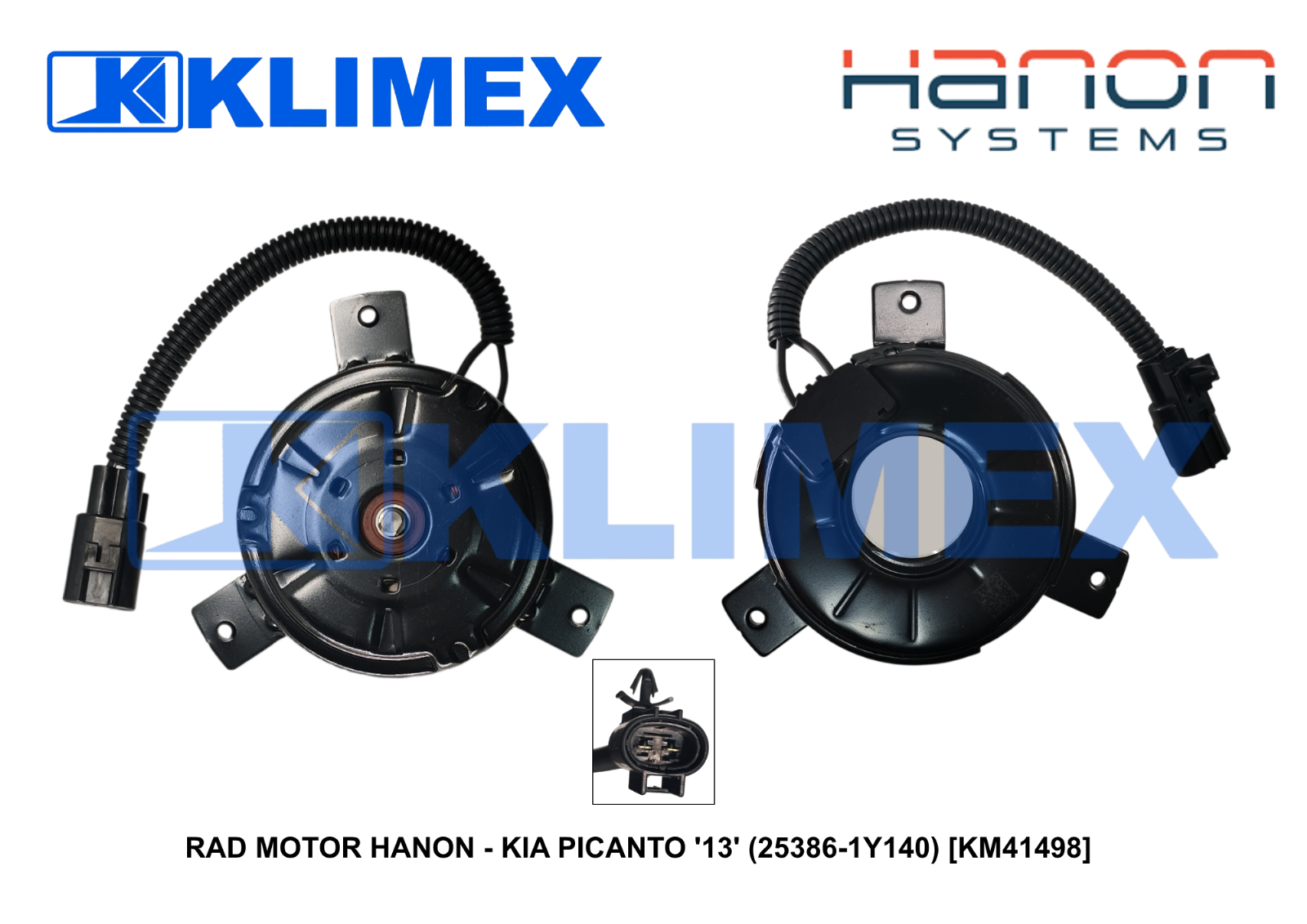 RAD MOTOR HANON - KIA PICANTO '13' (25386-1Y140) [KM41498]
