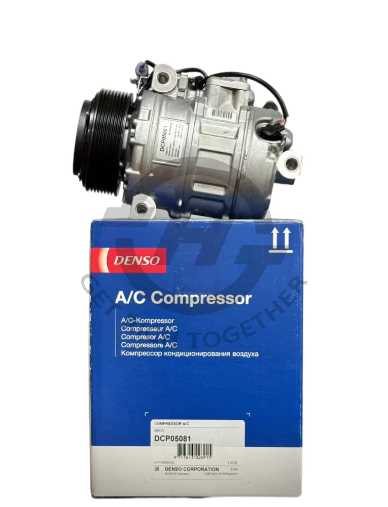 DENSO COMPRESSOR DCP05081 7SBU17C 4371006980 8PK 3PIN OEM 64509196890 64529165808 FOR BMW F10 F18 