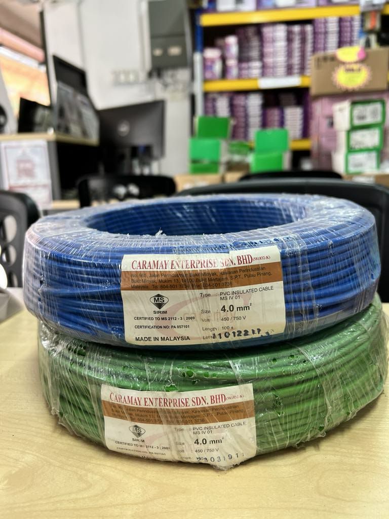 Caramay 4mm Cable (SIRIM Approved)