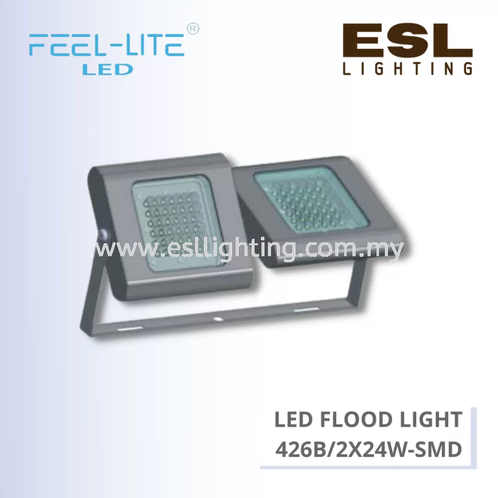 FEEL LITE LED FLOOD LIGHT 2 x 24W - 426B/2X24W-SMD IP65