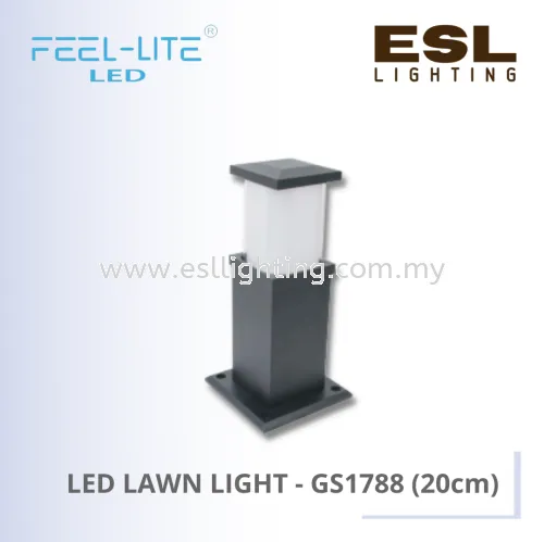 FEEL LITE LED LAWN LIGHT - GS1788 / 10W/15W/18W - 20CM IP65