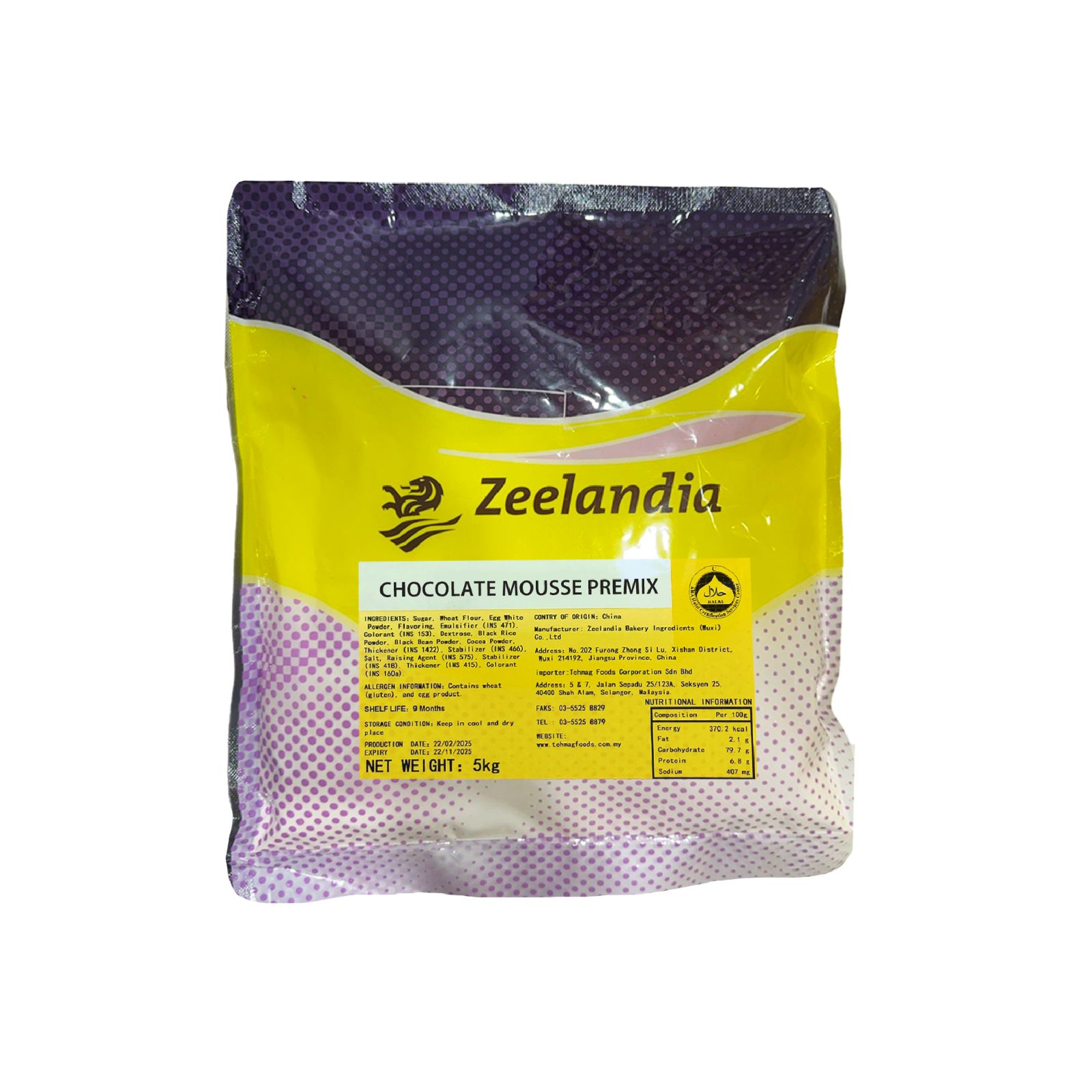 ZEELANDIA Chocolate Mousse Powder