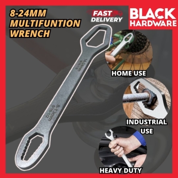 Black Hardware 扳手 Universal Spanner Wrench Spanar Nuts Car Repair Tool Torx Adjus Wrench Spanner Combination Spanner Set