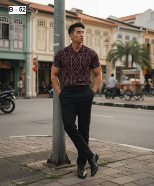 Custom Batik Sublimation T-Shirt