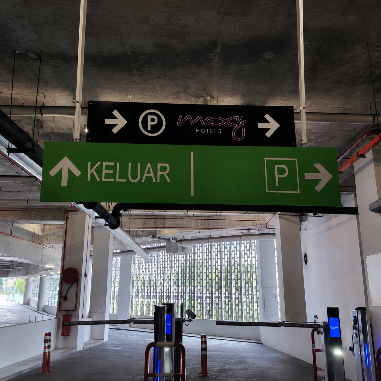 Parking Directional Hanging Signage | Sign Maker Puchong