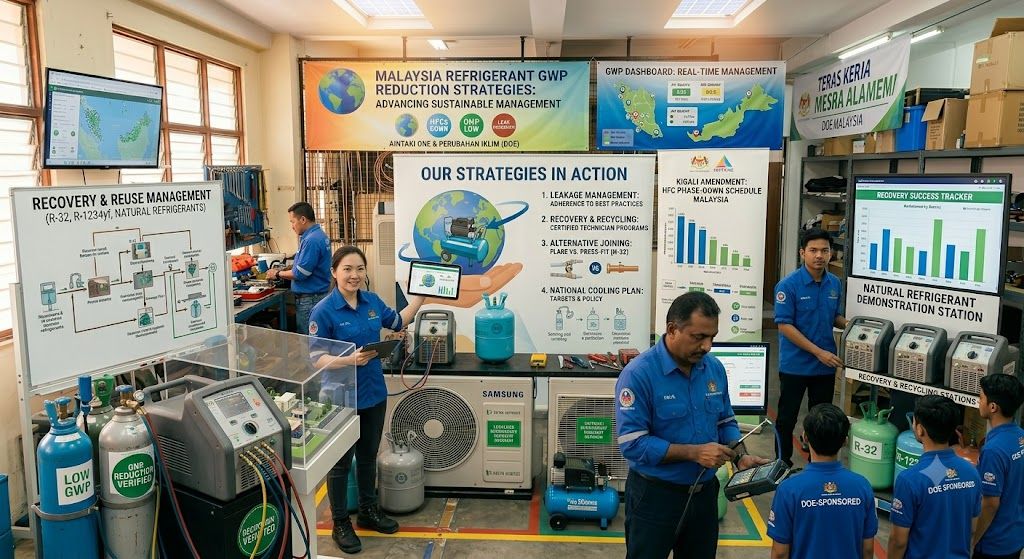 sustainable refrigerant GWP management Malaysia