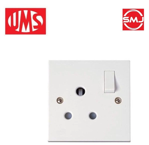 UMS 1215A 15A 1 Gang Switched Socket Outlet (SIRIM Approved)
