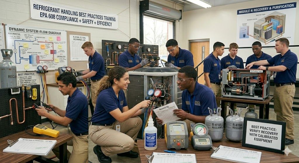 Refrigerant handling best practices training