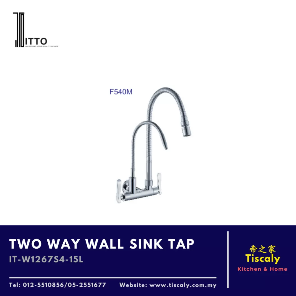 ITTO TWO WAY WALL SINK TAP IT-W1267S4-15L