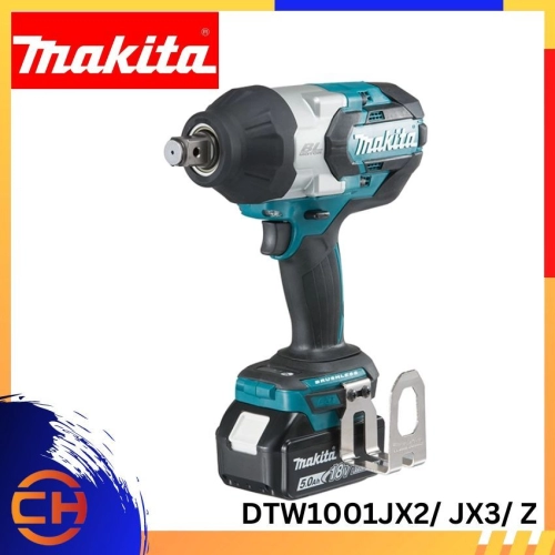 Makita DTW1001JX2/ JX3/ Z 19 mm (3/4") 18V Cordless Impact Wrench