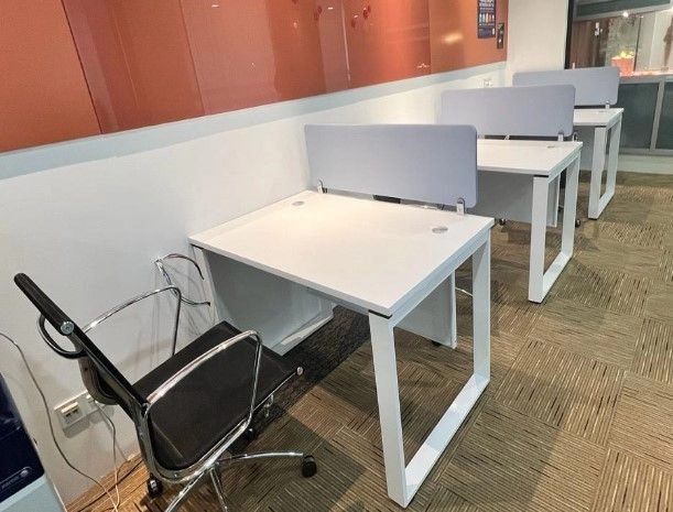 Office Furniture Kl Office Workstation Table Cluster Of 1 Seater | Office Cubicle | Office Partition | Meja Pejabat