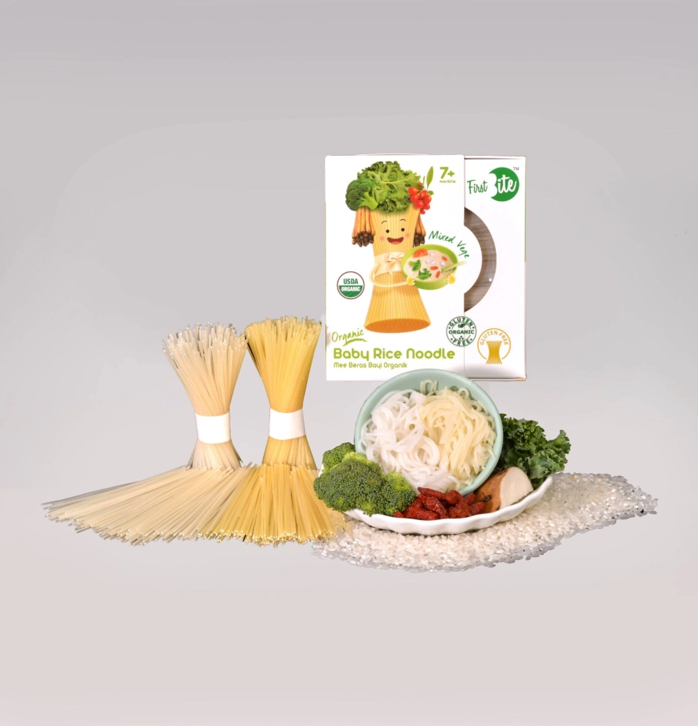Mixed Vege Organic Baby Rice Noodle