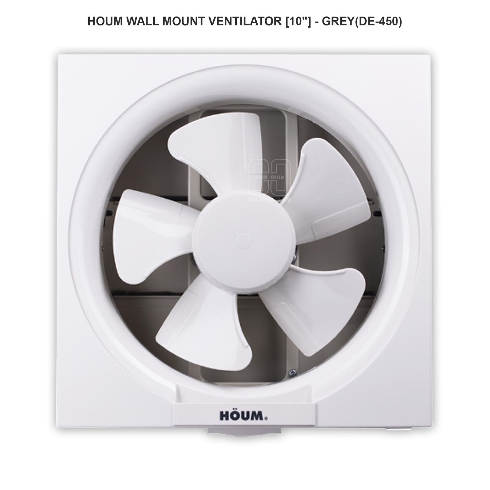 HOUM WALL MOUNT VENTILATOR 10" GREY DE-450