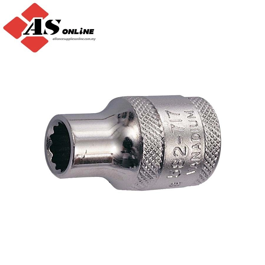 KENNEDY 1/2in. Drive, Bi-Hexagon Socket, 1/2in. A/F, Whitworth, 12 Point / Model: KEN5827440K