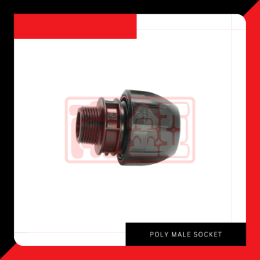 Poly Male Socket