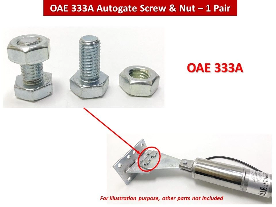 Autogate Screw & Nut for Arm Bracket