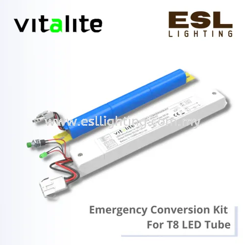 VITALITE Emergency Conversion Kit For T8 LED Tube - VECK 18/T8LED