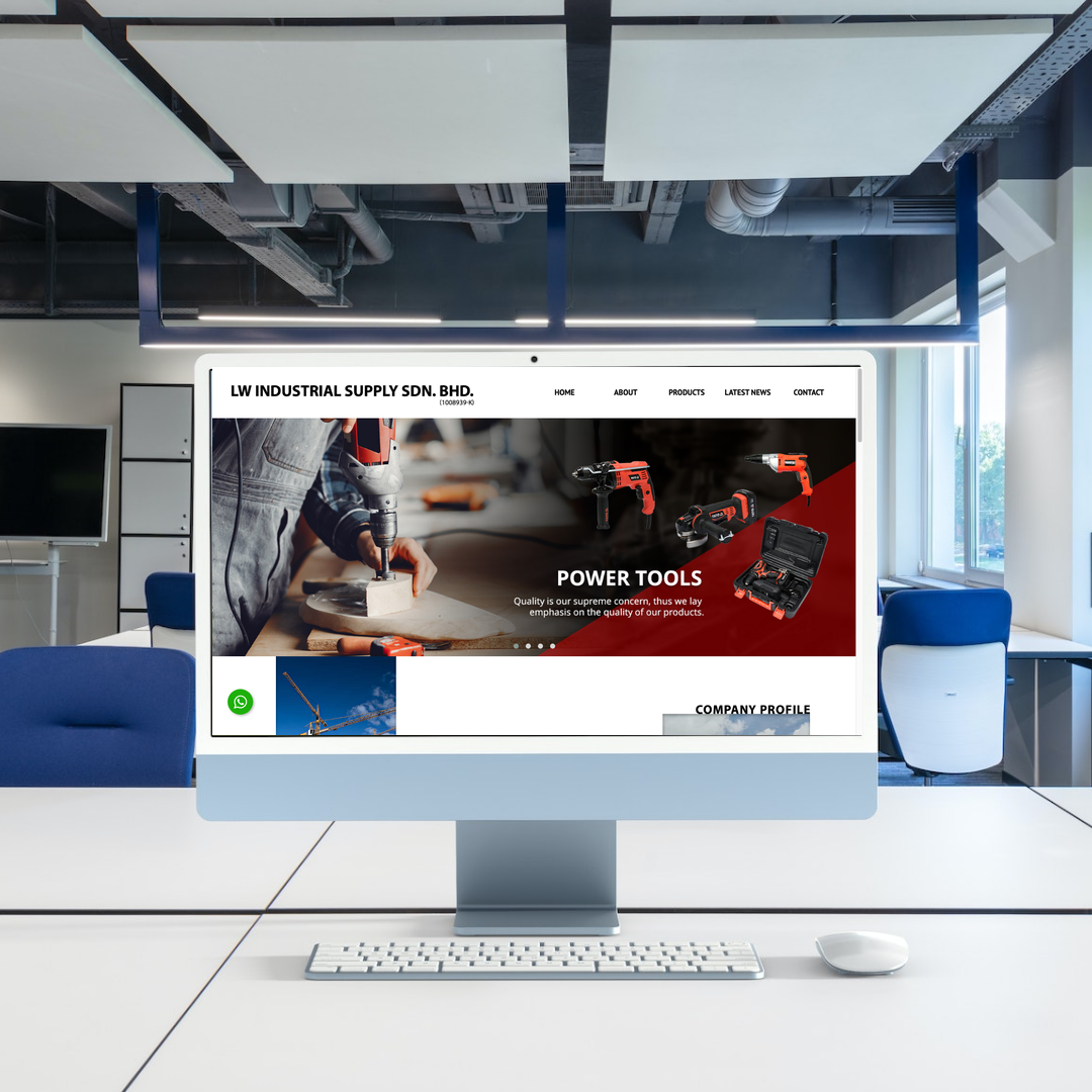 Lw Industrial Supply Sdn Bhd Website Design & SEO | Johor