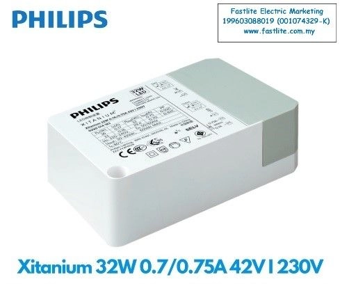 Philips Xitanium 32W 0.7/0.75A 42V / 230 LED Driver Kuala Lumpur (KL ...