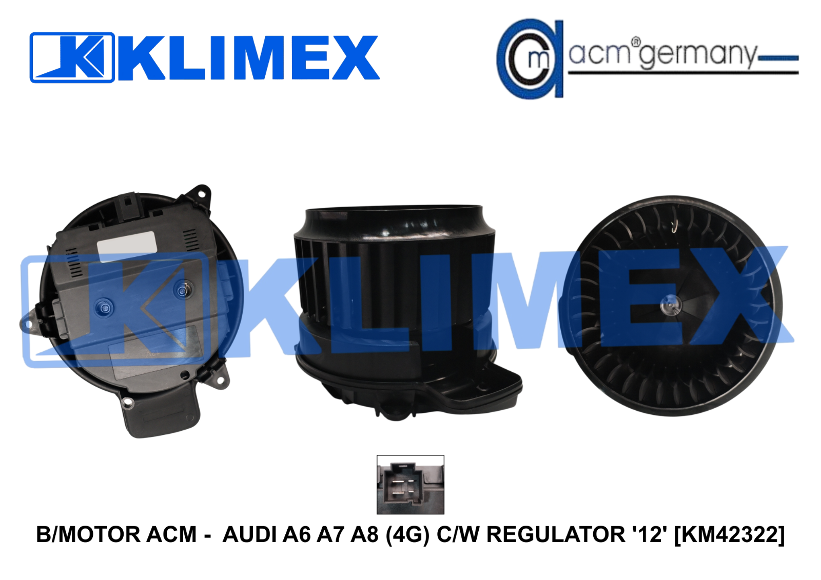 B_MOTOR ACM -  AUDI A6 A7 A8 (4G) C_W REGULATOR '12' [KM42322]