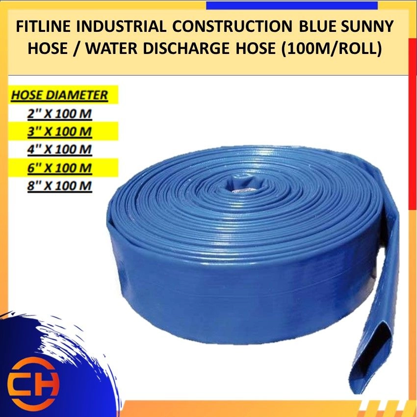 FITLINE INDUSTRIAL CONSTRUCTION BLUE SUNNY HOSE / WATER DISCHARGE HOSE  (100M/ROLL) HOME & GARDEN Kuala Lumpur (KL), Malaysia, Selangor, Sentul  Construction Materials, Industrial Supplies