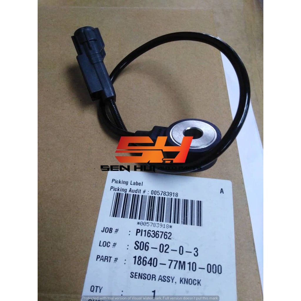 SUZUKI Proton Ertiga Engine Knock Sensor 18640-77M10-000 Genuine Part