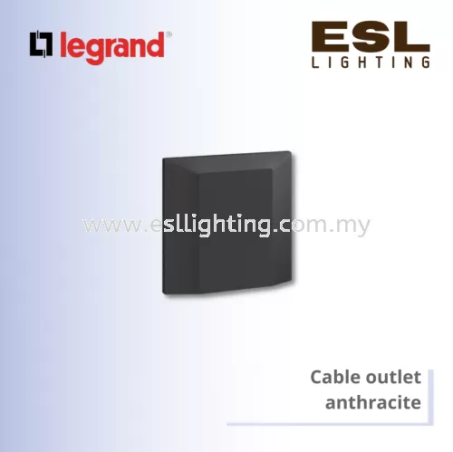 Legrand Belanko™ Cable outlet   anthracite
