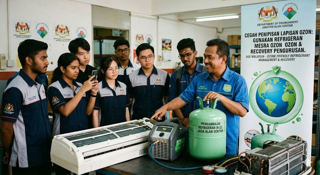 ozone depletion prevention refrigerant Malaysia DOE