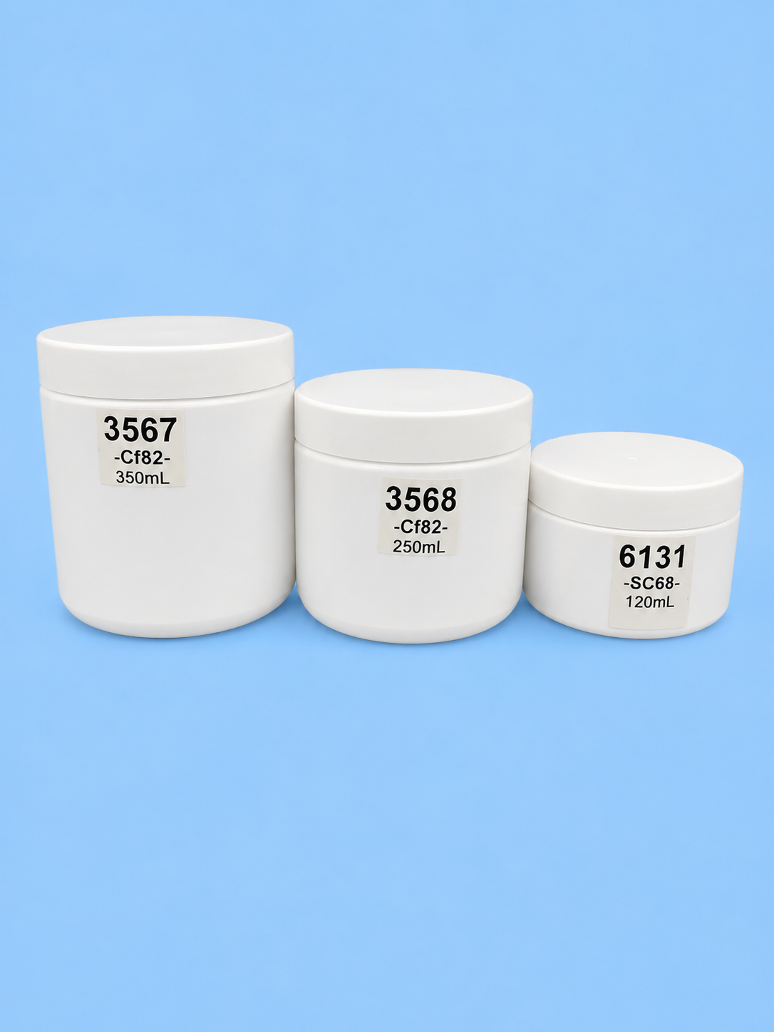 120-350g Cream Jar : 3567 & 3568 & 6131