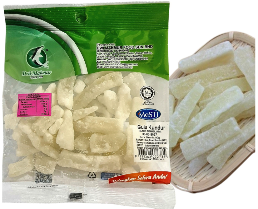 Candied Winter Melon 90 Grams RM3.50 X 5 Units C.Dwi Makmur
