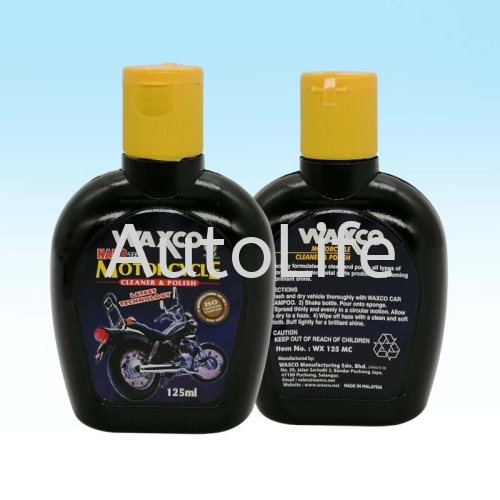 WAXCO Motorcycle Cleaner  & Polish -125ml