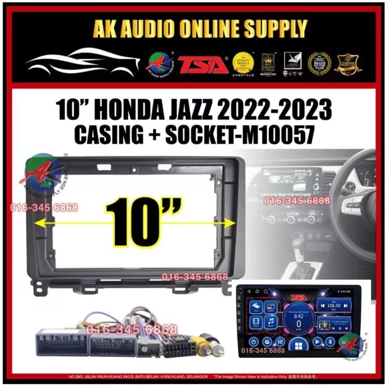 [ MTK 2+32GB ] TSA Honda Jazz 2022 - 2023 Android 10" inch Car player Monitor