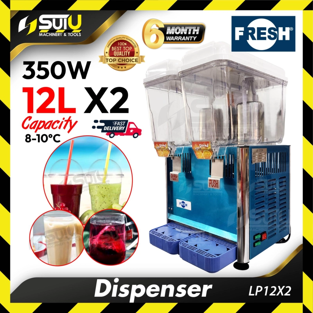 FRESH LP12X2 Dispenser 12Lx2 350W Dispenser Coffee & Juice Making Machine