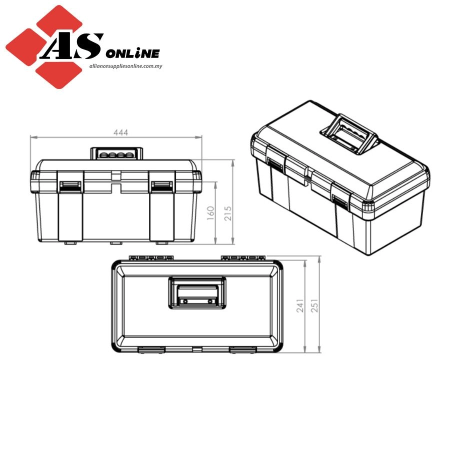 Heavy Duty Tool Box 175 / Model: TZ50523175