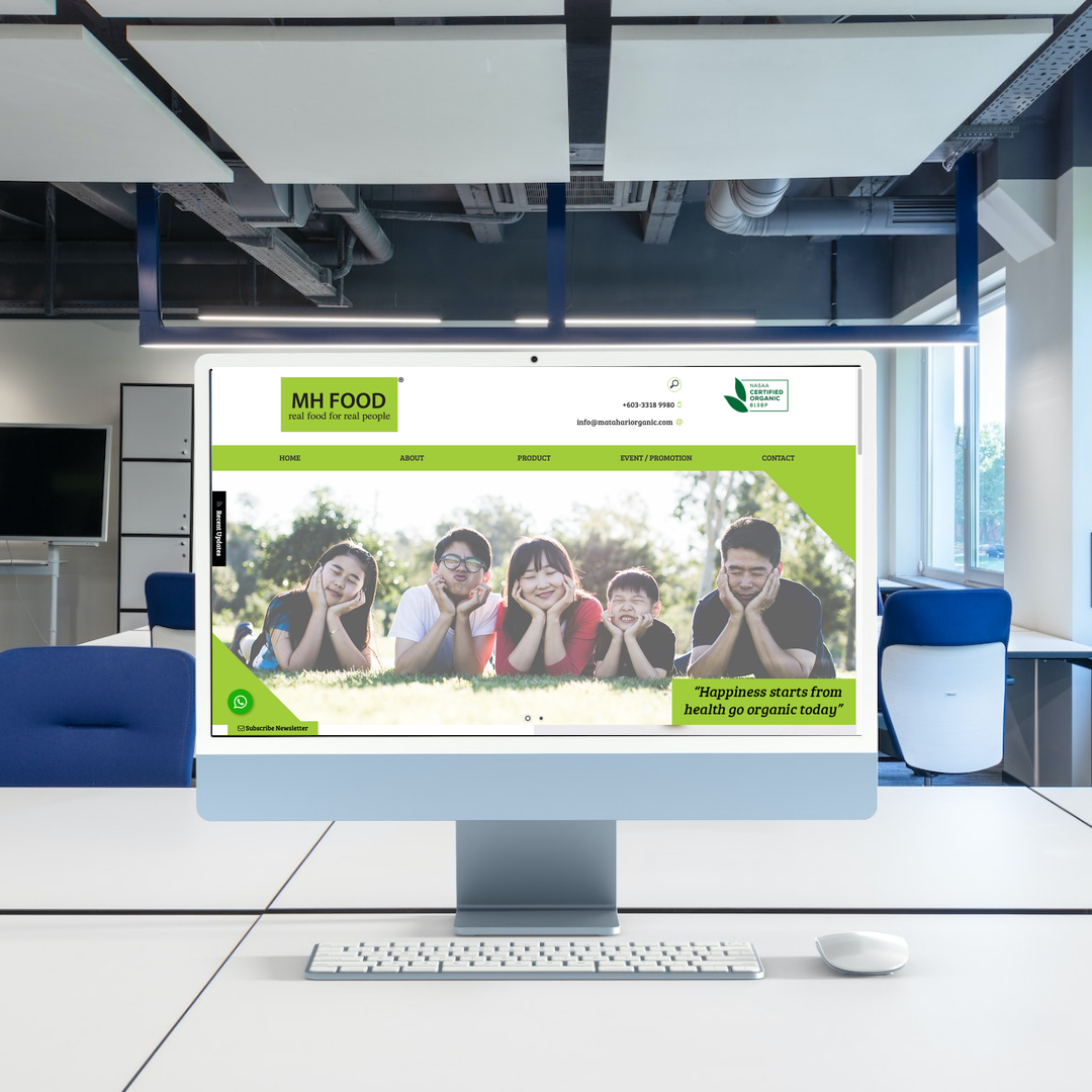 Organic Manufacturer Website Design & SEO | Selangor