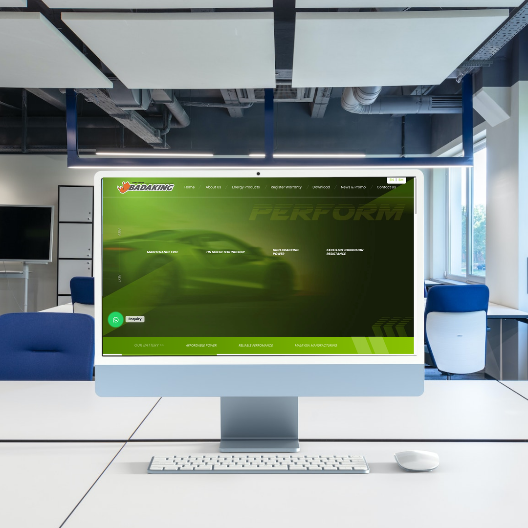 Automotive Batteries Web Design | SEO | Digital Marketing | Selangor