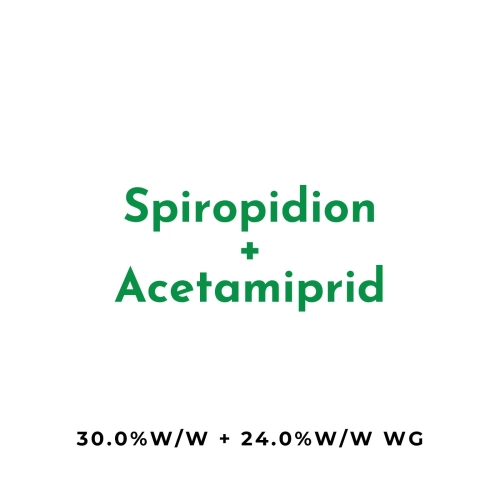 Spiropidion 30.0% w/w + Acetamiprid 24.0% w/w WG