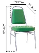 Banquet chair with chrome leg AIM676C