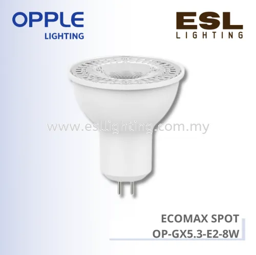 OPPLE LED BULB ECOMAX SPOT - OP-GU5.3-E2-8W