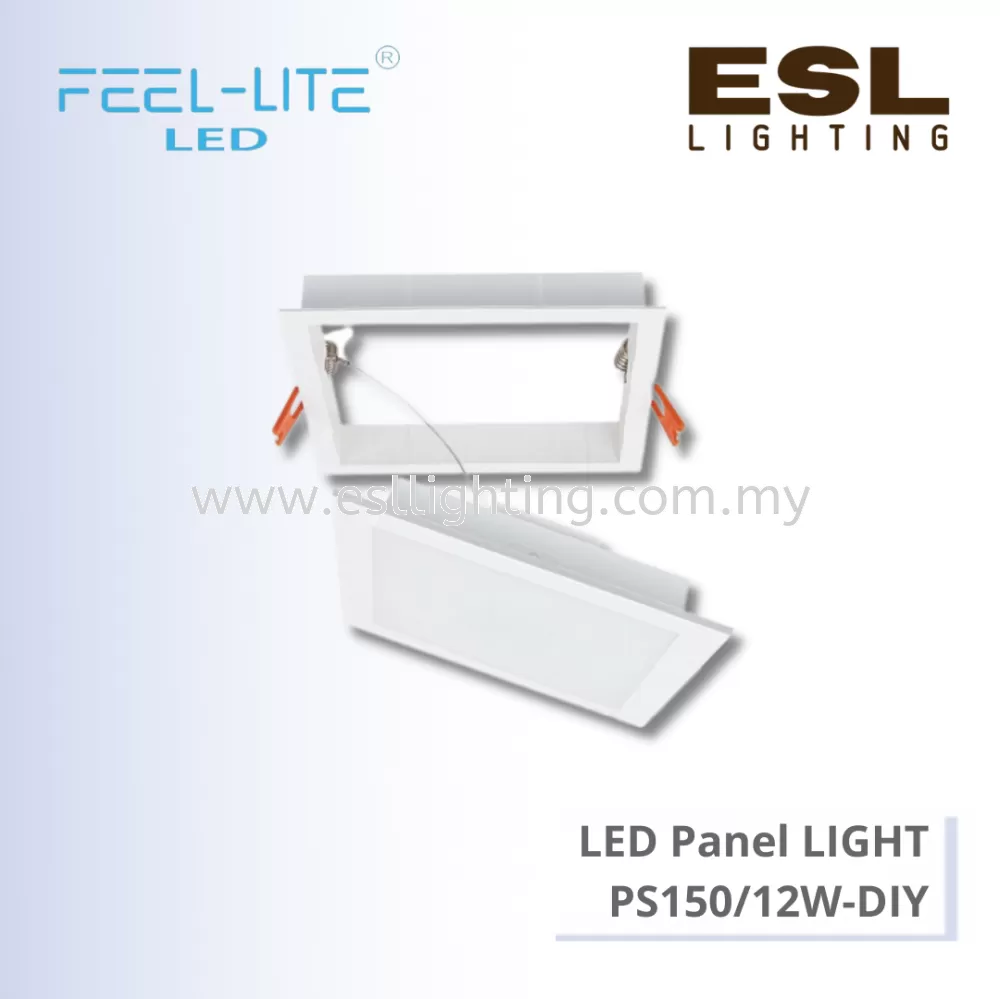 FEEL LITE LED RECESSED DOWNLIGHT SQUARE 12W - PS150/12W-DIY