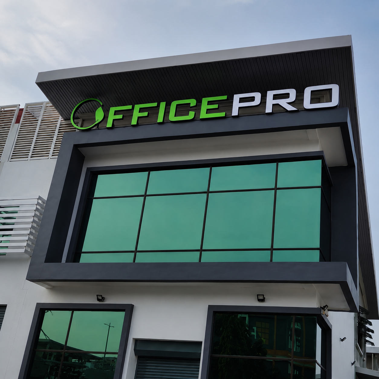 Modern Shoplot Signage Selangor Malaysia