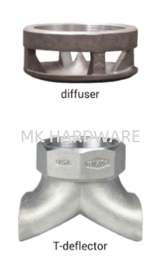 TOP LOADING DIFFUSERS AND T-DEFLECTORS Selangor, Malaysia, Kuala Lumpur ...
