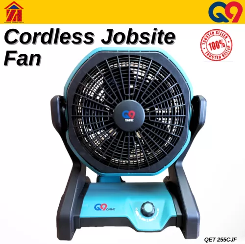 Q9 QET255CJF Cordless Jobsite fan