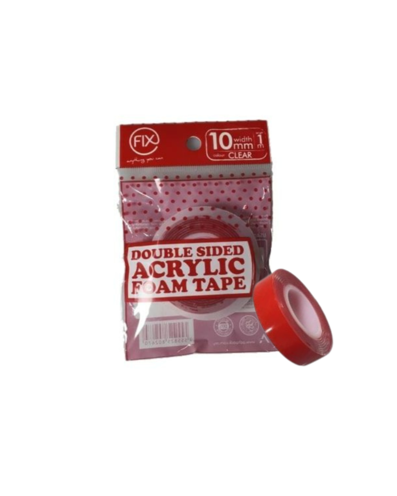 100R DS Acrylic Foam Tape (Clear) | 10x1