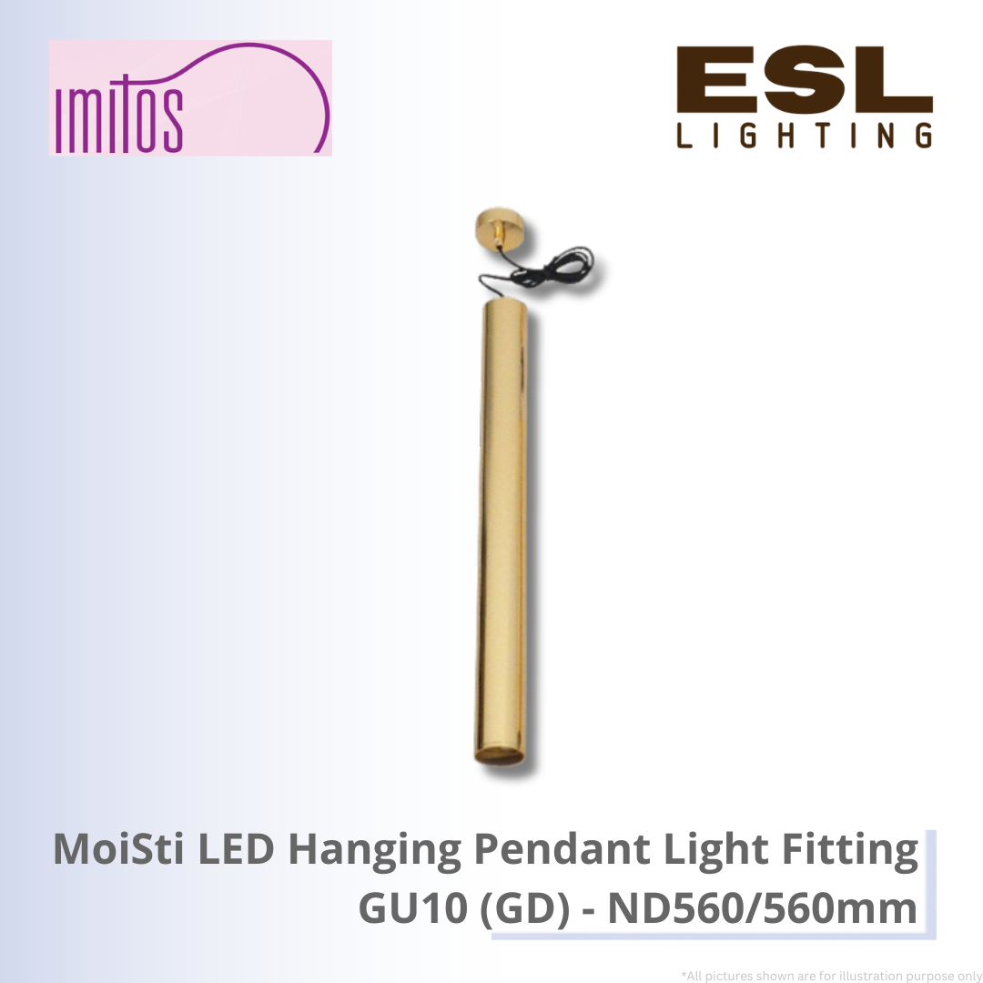 IMITOS MoiSti LED Hanging Pendant Light Fitting GU10 (GD) - ND560/560mm