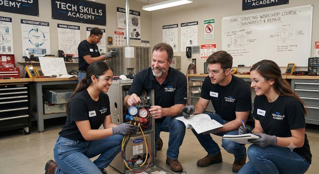 HVAC servicing workshop course