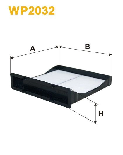Original WIX Cabin Filter WP2032 - for SUBARU Forester (SH) 2.0 16V
