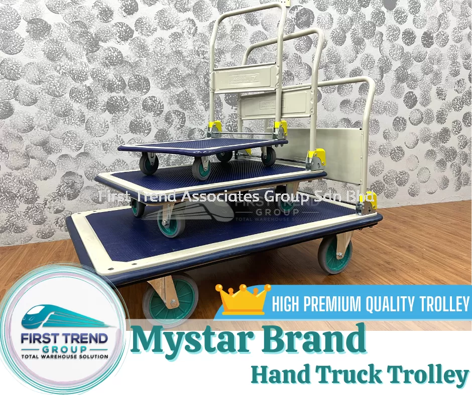 MYSTAR BRAND - Metal Platform Single Foldable Hand Truck Trolley
