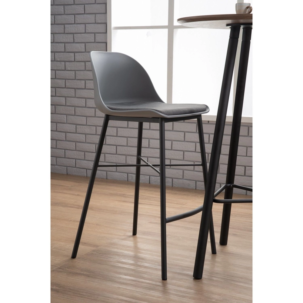 Laxmi Barstool - Grey (69.5cm Seat Height)